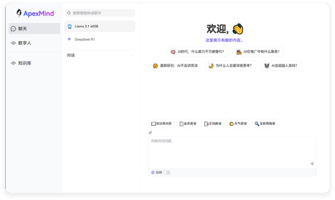 ApexMind产品界面